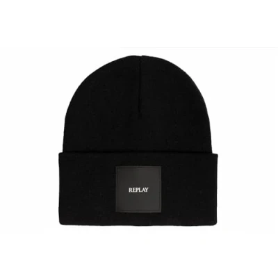 Abbildung von Replay Unisex Mütze Winter, Black 098 (Schwarz), Onesize
