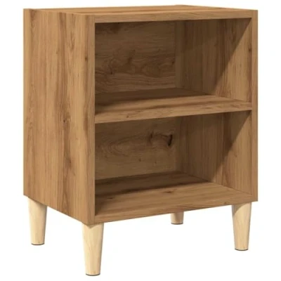 Abbildung von vidaXL Nachttisch Artisan Eiche 40x30x50 cm Holzwerkstoff (1 St)