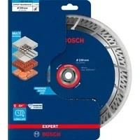 Abbildung von BOSCH Diamanttrennscheibe Expert MultiMaterial Diamanttrennscheiben, 230 x 22,23 2,4 15 mm