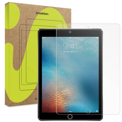 Abbildung von Apple iPad (2017) Panzerglas iMoshion Gehard Glas screenprotector tablet Displayschutz aus gehärtetem für das (2017 / 2018) Air