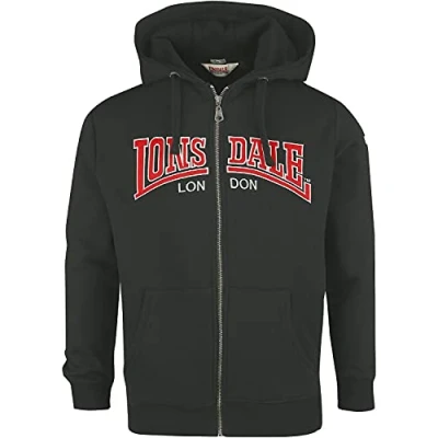Abbildung von LONSDALE Herren Kapuzensweatjacke mit Reißverschluss schmale Passform