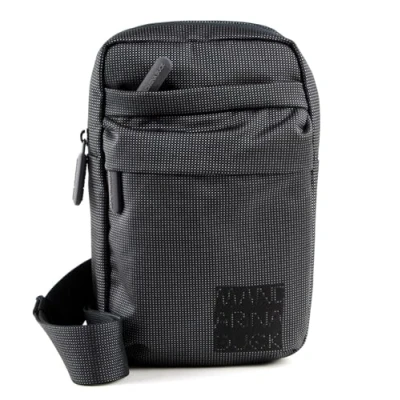 Abbildung von Mandarina Duck District, Slingbag, Damen, Stahl, Einheitsgröße, Taglia unica, Sling Bag mit 3D Effekt und lässigem Look