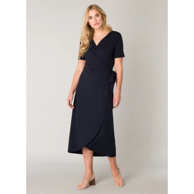 Abbildung von Base Level Wickelkleid &quot;Yvie&quot;, In bequemer, elastischer Qualität