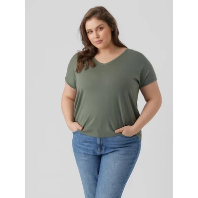 Abbildung von Vero Moda Curve Vmaya Plain Tshirt basic, Damen, Größe: 52/54, Laurel wreath