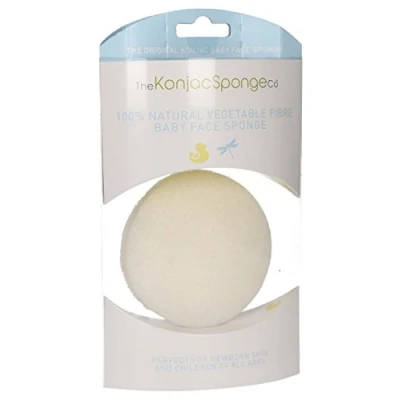 Abbildung von The Konjak Sponge Co Premium Baby Face Schwamm Facial für Babys, Weiß
