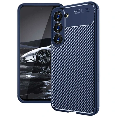Abbildung von Samsung Galaxy S23 Plus Hülle Silikon iMoshion Soft Case/Backcover Handyhülle Blau
