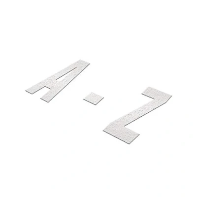 Abbildung von Betriebsausstattung24 Thermoplastischer Buchstabe P 100,0 cm Bodenmarkierung Alphabet Zeichen von A Z Zur Kennzeichnung Verkehrswegen Thermoplastik