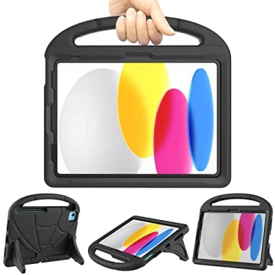 Abbildung von Kinderhülle für iPad Pro 4. Generation 2022iPad Air 5.4. 20222020, Mansiruyi 10,9 Zoll 4.iPad 54. Generation, stoßfester Griff mit Ständer 11