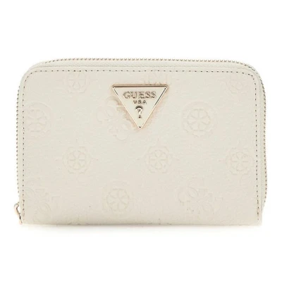 Abbildung von GUESS Cresidia SLG Zip Around Wallet M Bone