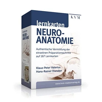 Abbildung von Lernkarten Neuroanatomie: Authentische Vermittlung der einzelnen Präparationsschritte auf 167