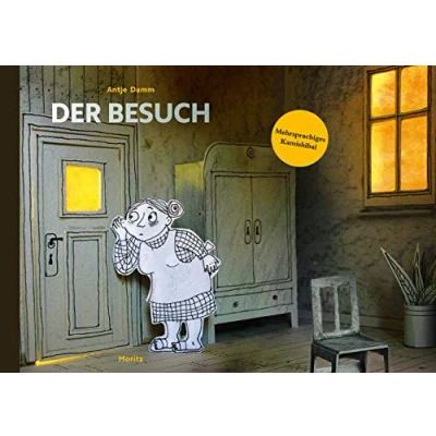 Abbildung von Antje Damm, Der Besuch. Kamishibai: Viersprachiges Bildkartenset für Kamishibai, Deutsch Englisch Französisch Türkisch, Format A3