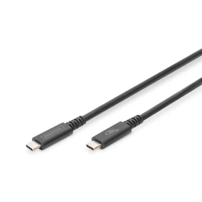 Abbildung von DIGITUS USB 4.0 Verbindungskabel, Typ C auf max. Auflösung 8K@30Hz, PD3.0, 40Gbits/s, 0,8m, s