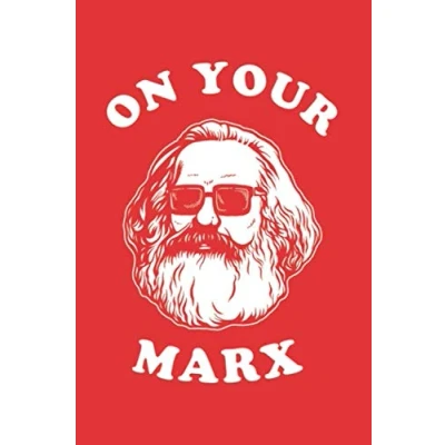 Abbildung von On Your Marx: Notebook &amp; Journal Funny Communists Socialists Che Guevara Journal, Blank Lined Notebook, Meme Composition Book, School, College Or Office Gag Gift