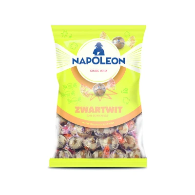 Abbildung von Napoleon Schwarzweiße Kugeln (150 Gr) Süßigkeiten Suessigkeiten Suesse