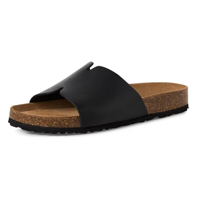 Abbildung von Tamaris Pantolette flach, Damen, Größe: 36, Black leather Schuhe