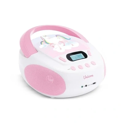 Abbildung von MOOOV 477407 CD Player Einhorn für Kinder, mit USB Port