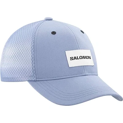 Abbildung von Salomon Trucker Unisex Gebogene Kappe Trail Running Wandern MTB Lauf, Auffälliger Style, Vielseitiger Einsatz, Atmungsaktiver Komfort, Schwarz, L/XL