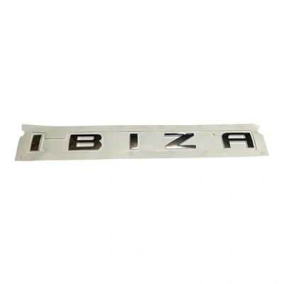 Abbildung von Seat 6L6853687739 Ibiza Schriftzug Aufkleber Heckklappe Emblem Zeichen chrom