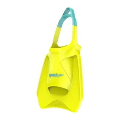 Abbildung von Speedo Biofuse Fitness Schwimmflossen für Unisex Erwachsene, Hyper Yellow / Arctic Glass, XS