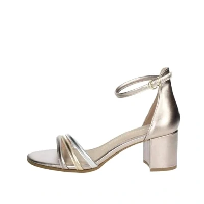Abbildung von Marco Tozzi Riemensandalette, Damen, Größe: 38, Rose metallic comb Schuhe