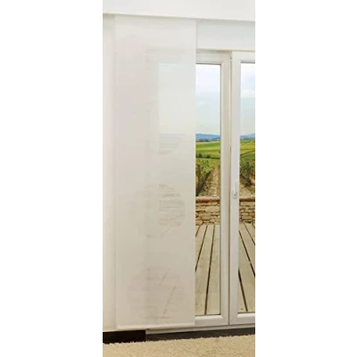 Abbildung von LYSEL Schiebegardine Target transparent in den Maßen 245 cm x 60