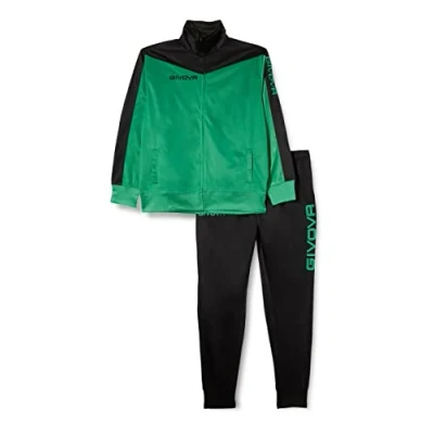 Abbildung von Givova Unisex Rom Roma Triacetat Jumpsuit, grün/schwarz, 2XL, XXL