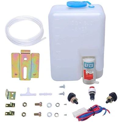 Abbildung von 12V Universal Auto Scheibenwaschanlage Pumpe Kit Für Autos Schiff Marine von Poweka