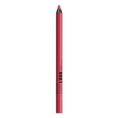 Abbildung von NYX Professional Makeup Lipliner, Mattes Finish, Kuss und farbecht sowie wischfest, Langanhaltend, Line Loud, 12 On A Mission