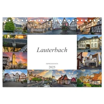 Abbildung von Lauterbach Impressionen (Tischkalender 2025 DIN A5 quer), CALVENDO Monatskalender