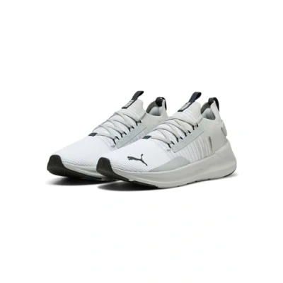 Abbildung von PUMA Unisex SOFTRIDE Symmetry FUZION Straßen Laufschuh, White COOL Light Gray Navy, 36 EU