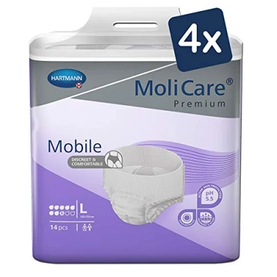 Abbildung von Molicare Premium Mobile 8 Tropfen Größe l