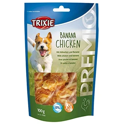 Abbildung von Trixie Premio Bananen &amp;amp Huhn, 100 g (8 Pk/ps)