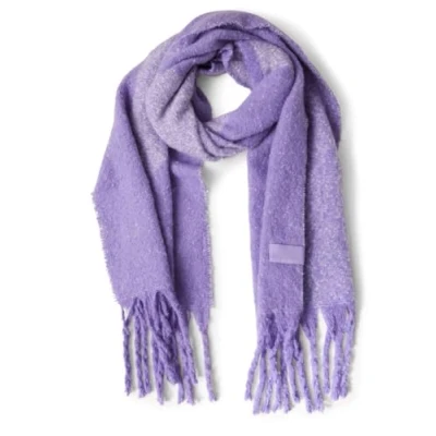 Abbildung von CECIL Damen B572651 Cozy Jacquard Scarf, Gentle Lilac, A