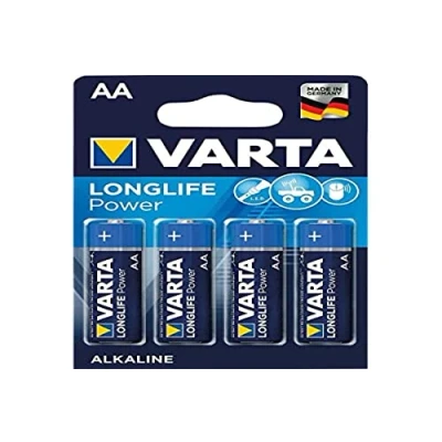 Abbildung von VARTA Batterien AA, 4 Stück, Longlife Power, Alkaline, 1,5V, für Spielzeug, Funkmäuse, Taschenlampen, Made in Germany