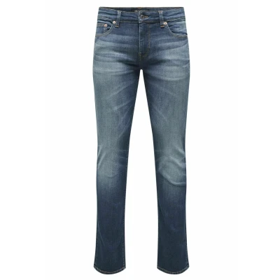 Abbildung von Only &amp; Sons Jeans Slim Fit, Herren, Größe: 30x32, Dark medium blue denim