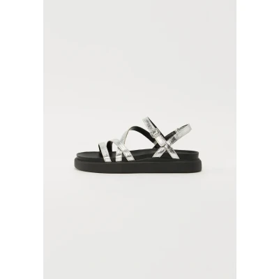 Abbildung von Clarks Aristella ROSE Riemensandalette, Damen, Größe: 37, Silver metallic Schuhe