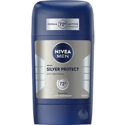 Abbildung von NIVEA MEN Silver Protect 48 H Antitranspirant Stift für Herren 50 ml