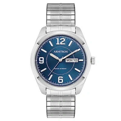 Abbildung von Armitron Herren Analog Japanisches Quarzwerk Uhr mit Edelstahl Armband 086702724246