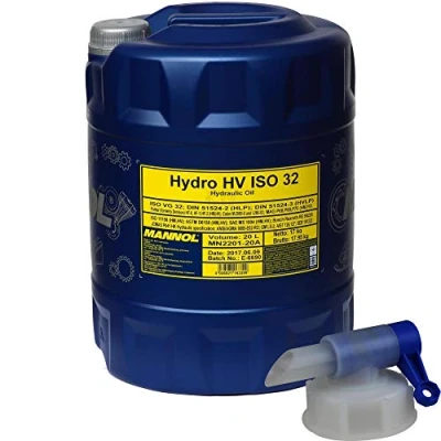 Abbildung von 20 L Mannol Hydro HV ISO 32 Hydrauliköl HVLP Öl Oil DIN 51524/3 + Auslaufhahn