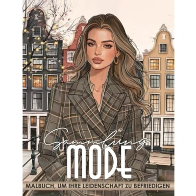 Abbildung von Mode Malbuch: Entdecken Sie 50 Malvorlagen für Frauen Jeden Alters Entspannen und Druck Abbauen