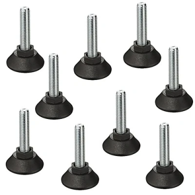 Abbildung von Verstellschraube M10 Stellfüße Schwerlast Regulierschraube x 30 mm Tragkraft 500 kg Möbelschraube für Tischbeine, Schränke uvm. MADE IN GERMANY 10 Stück Justierschraube Metall verzinkt