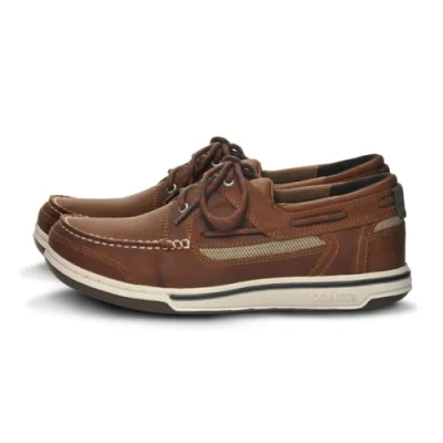 Abbildung von Sebago Triton Three Eye Bootsschuh Herren Brown Cinnamon. Größe EU 45 (US 11)
