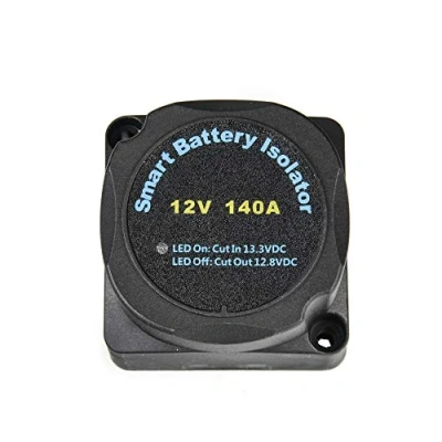 Abbildung von APIELE 140 Ampere Spannung empfindliches Relais (VSR) Vollautomatisches Batterie Trennrelais IP67 Intelligente Automatic Aufladen Doppelbatterie Isolator Automatisches