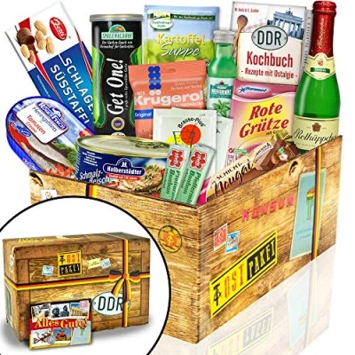 Abbildung von Ostpaket „DDR SPEZIALITÄTEN BOX M“ Ostprodukte Geschenkset