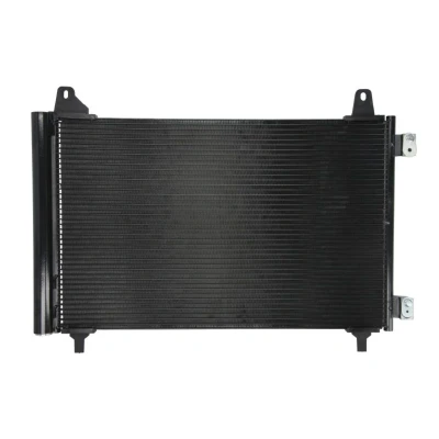 Abbildung von THERMOTEC KTT110773 Klimakondensator mit Trockner Aluminium 574mm R134a OPEL: Corsa F Schrägheck, PEUGEOT: 2008 II