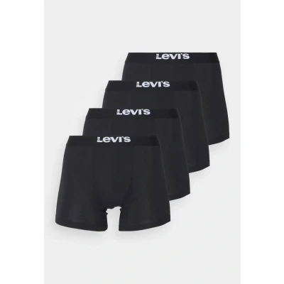 Abbildung von Levi&#039;s MEN Solid Basic Boxer Brief 4 PACK Boxerbriefs, Herren, Größe: XXL, Black