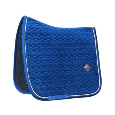 Abbildung von Kentucky Horsewear Satteldecke Schabracke Basic Velvet Dressur Cob Marine