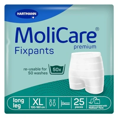 Abbildung von MoliCare Premium Fixpants: waschbare Inkontinenz Fixierhosen, passend für Form und Form, XL, 8x25 Stück