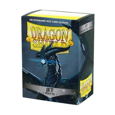 Abbildung von Dragon Shield Sammelkarte Standard Size Matte Sleeves (100), Jet