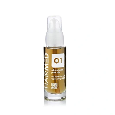 Abbildung von HAIRMED O1 Öl für trockenes Haar Sofortiger Glanz, glattes, seidiges Haar, mit Argan , Macadamia und Jojobaöl 30 ml